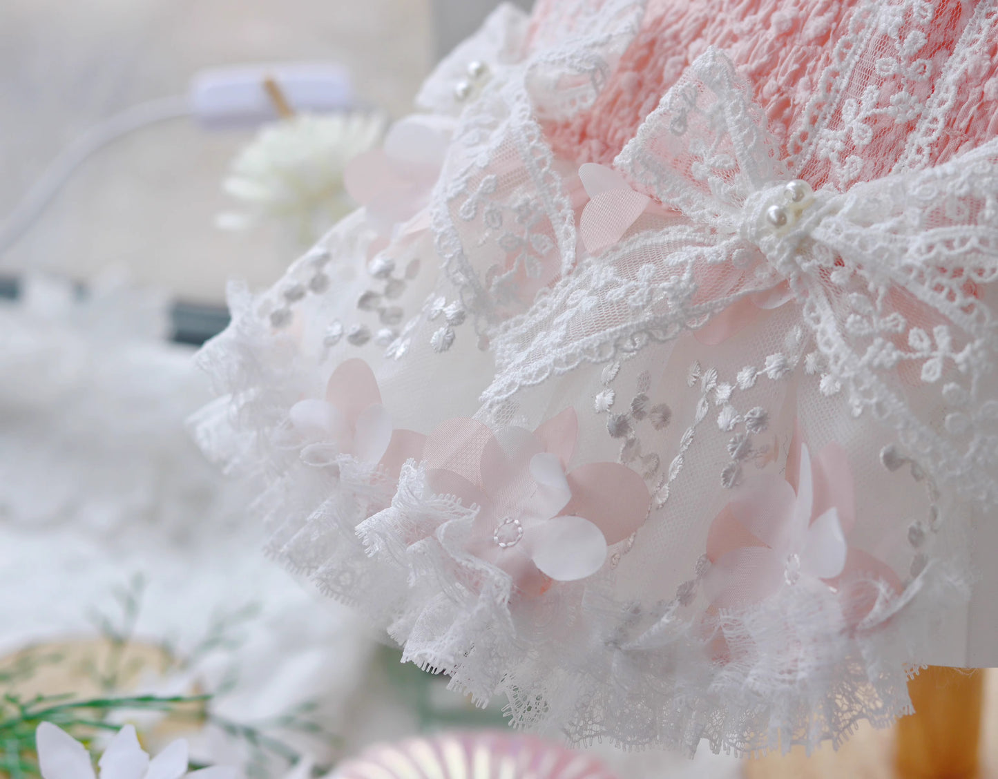 Summer | Lace Princess Style Pet Tutu Dress - Customizable