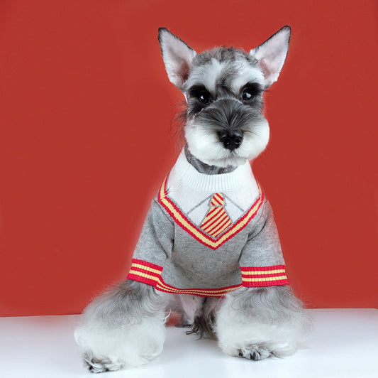 Costume Gentleman Suit and Tie Sweater | For Cats and Dogs