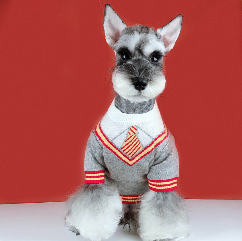 Costume Gentleman Suit and Tie Sweater | For Cats and Dogs
