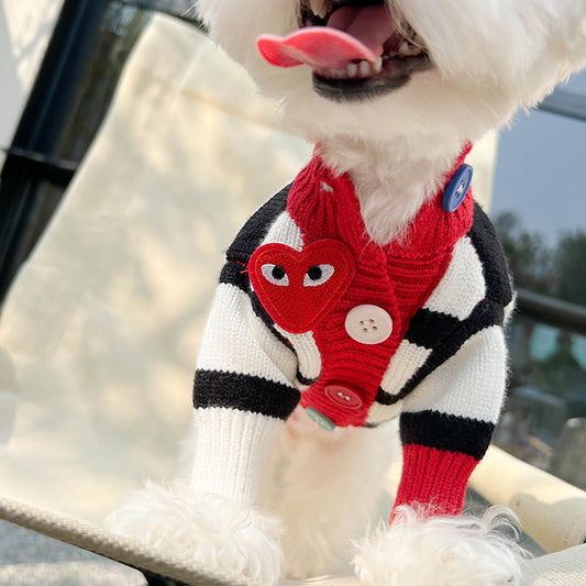 Striped Valentine Sweater