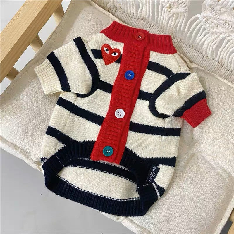 Striped Valentine Sweater
