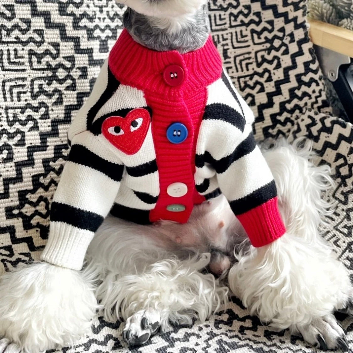 Striped Valentine Sweater