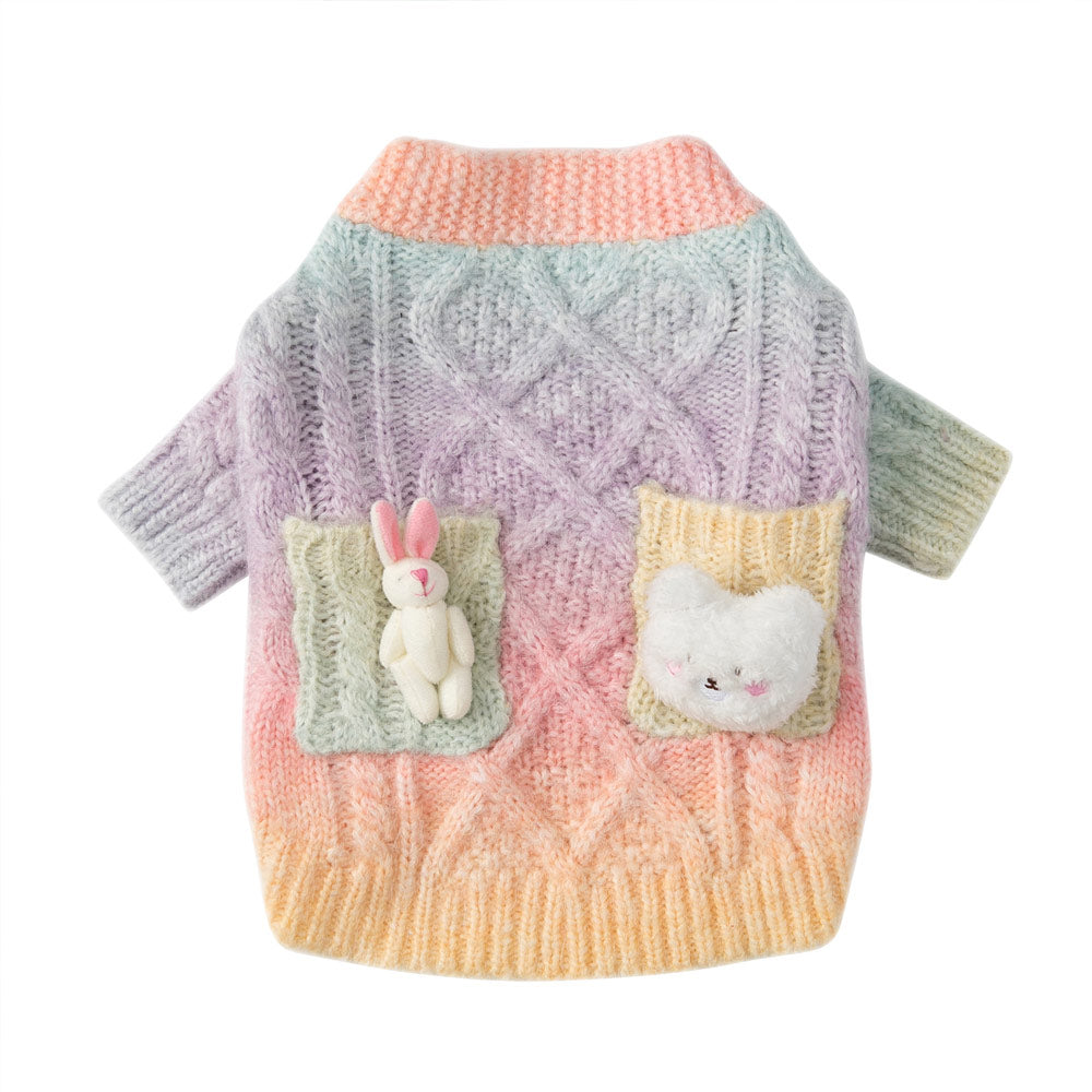 Rainbow Color Cute Sweater