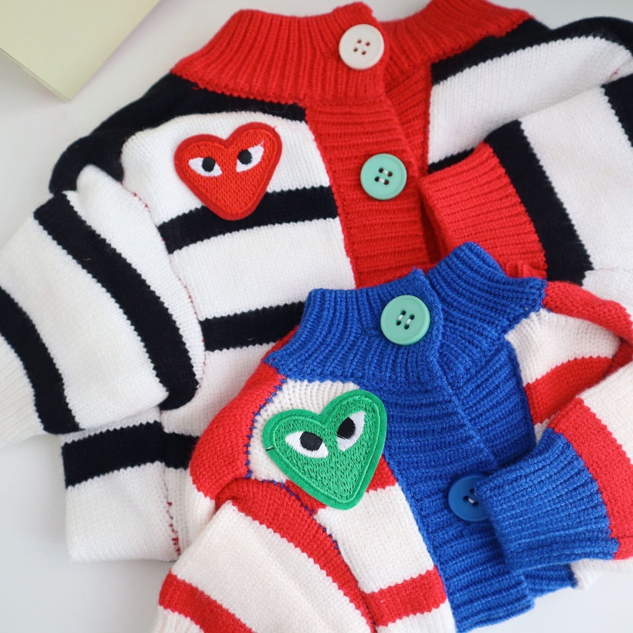 Striped Valentine Sweater