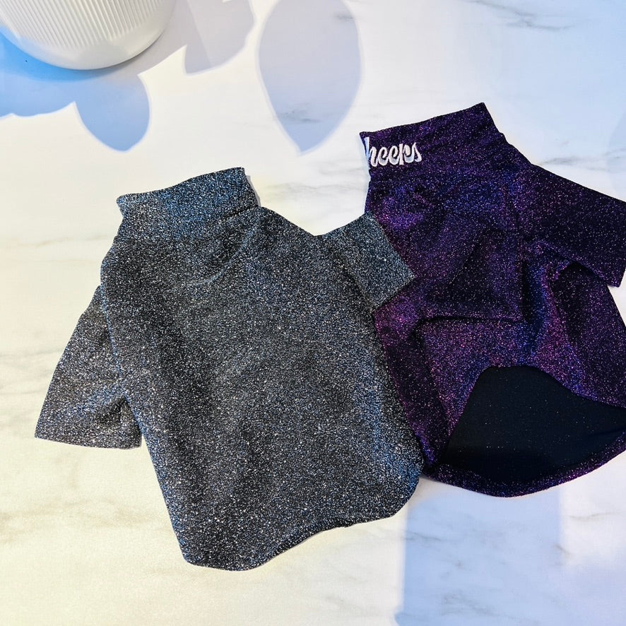 Glitter Shine Turtleneck Shirt