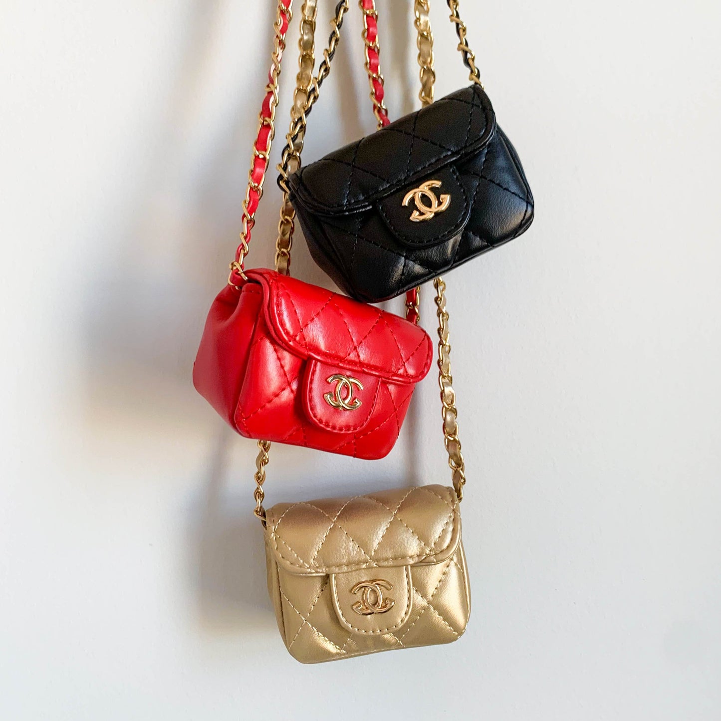 Fashion Pet Classic Chain Faux Leather Bag