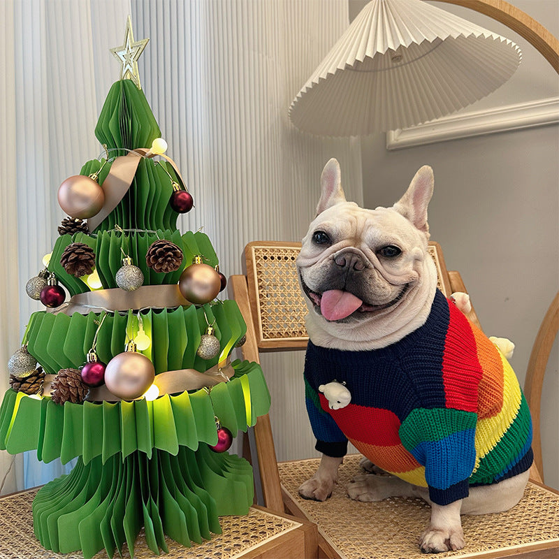 Rainbow Bear Pet Sweater