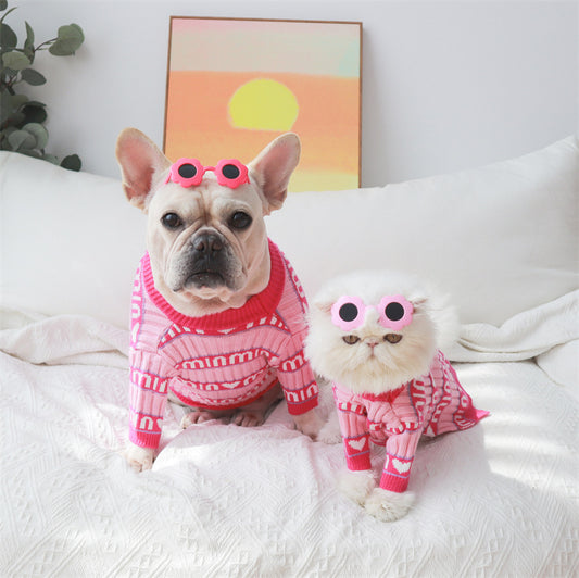 Pink Princess Pet Sweater