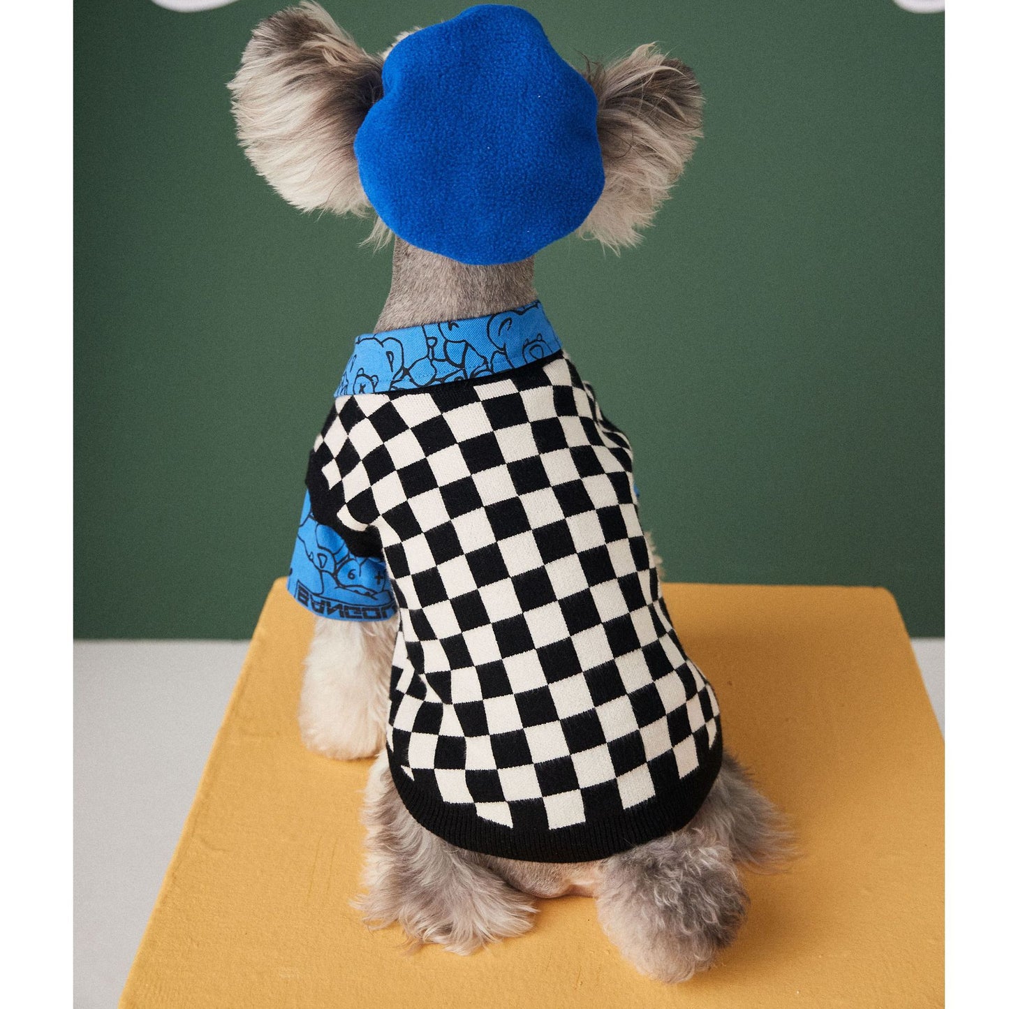 B&W Plaid Sweater Vest | Great for Layering