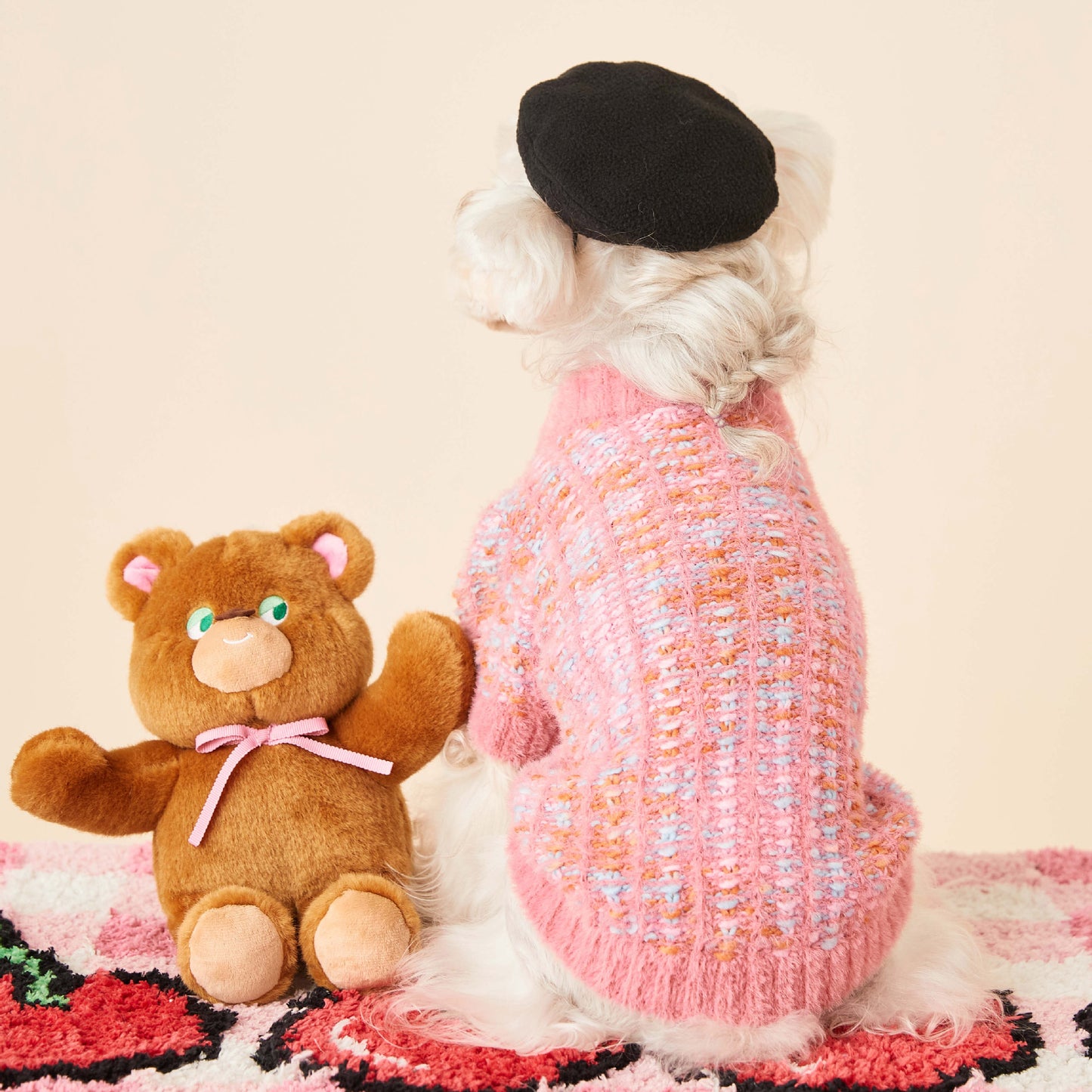Rainbow Color Pet Cardigan