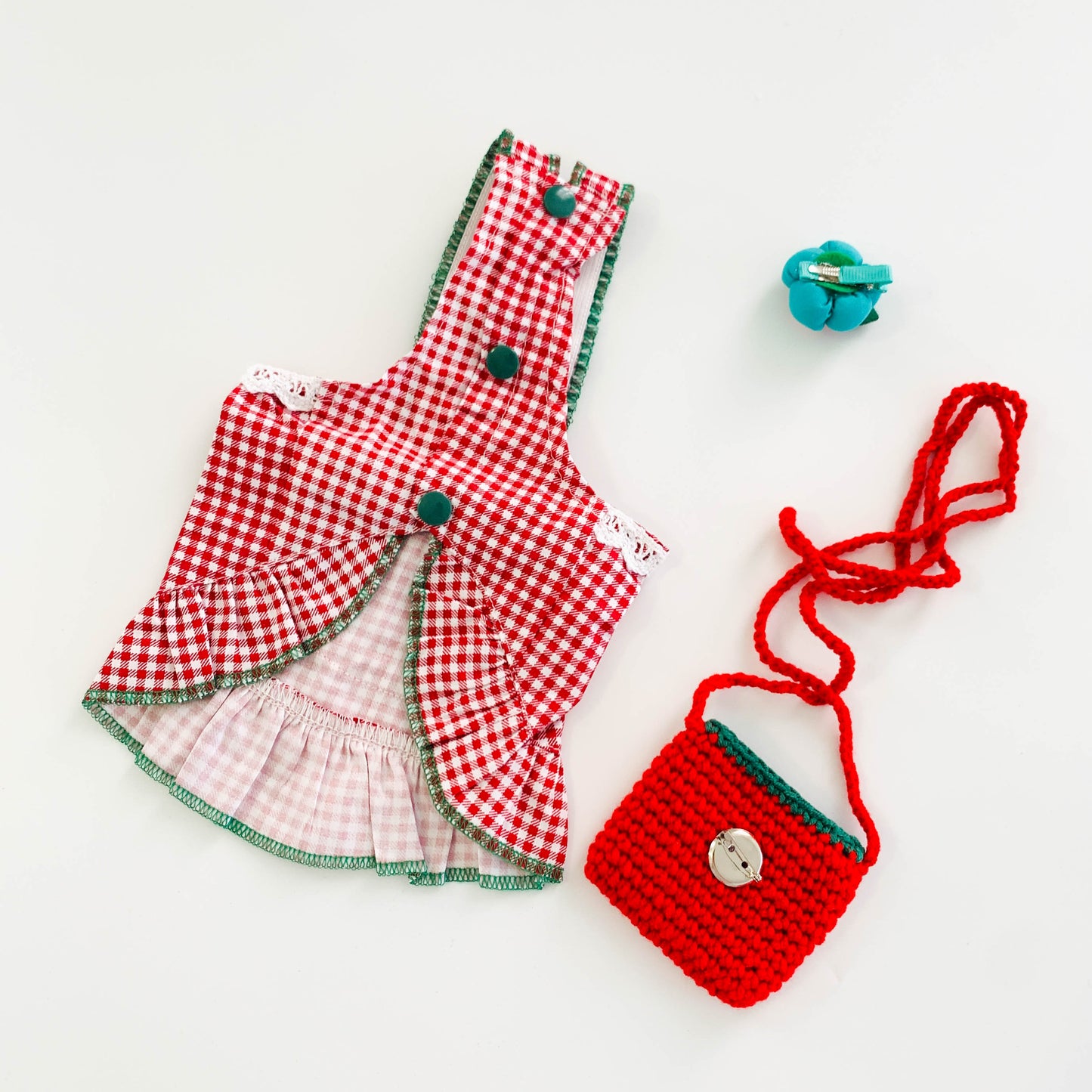 In Stock | Happy Picnic Plaid Dress Set | For Dogs and Cats