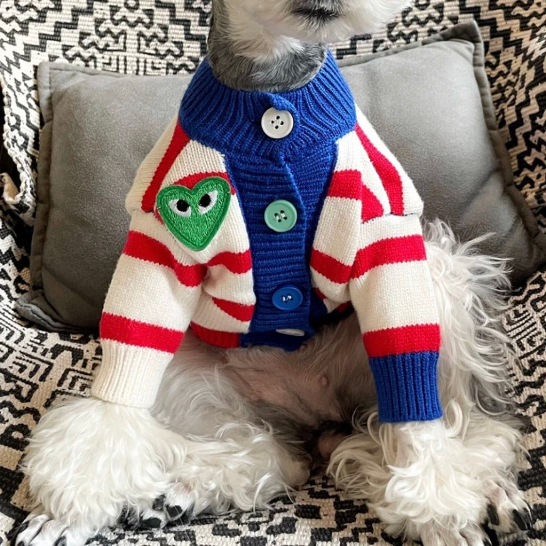 Striped Valentine Sweater